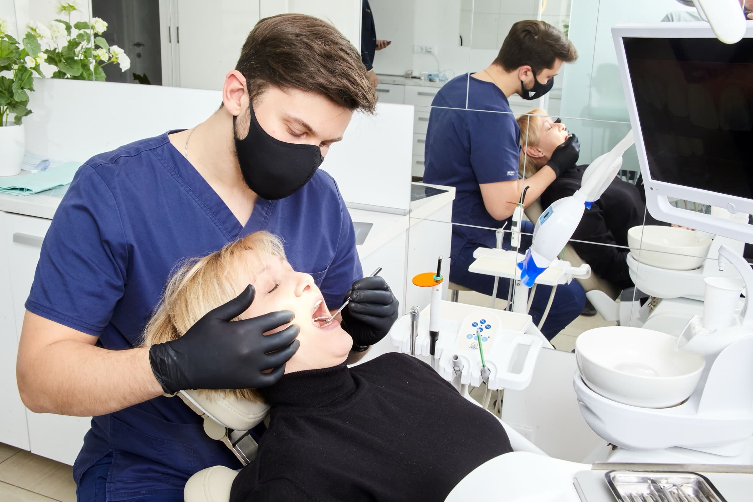 A surgery at Echo Bloom Dental during a treatment